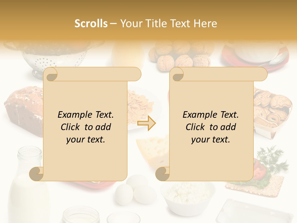 Cake Walnut Plenty PowerPoint Template
