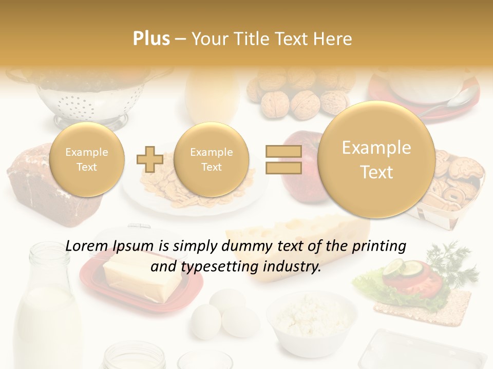 Cake Walnut Plenty PowerPoint Template