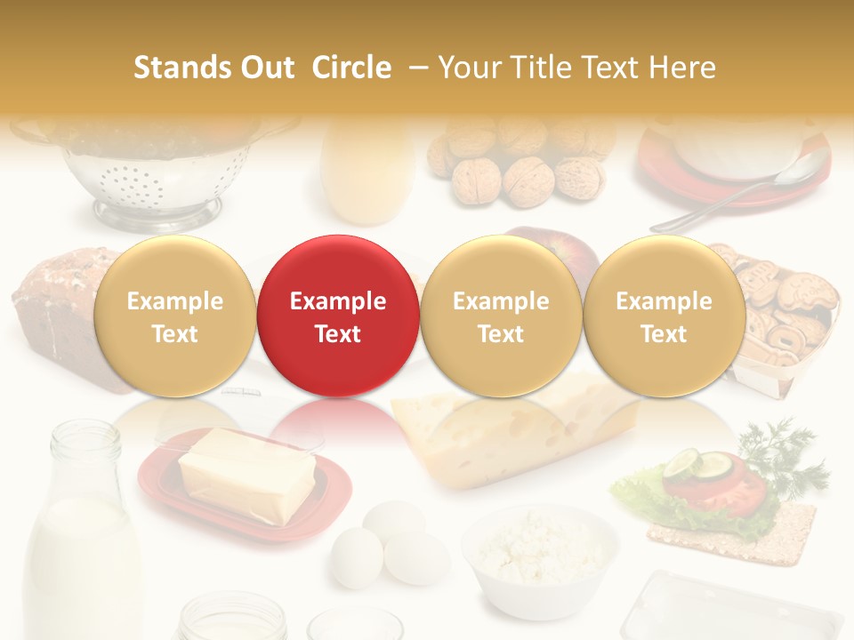 Cake Walnut Plenty PowerPoint Template