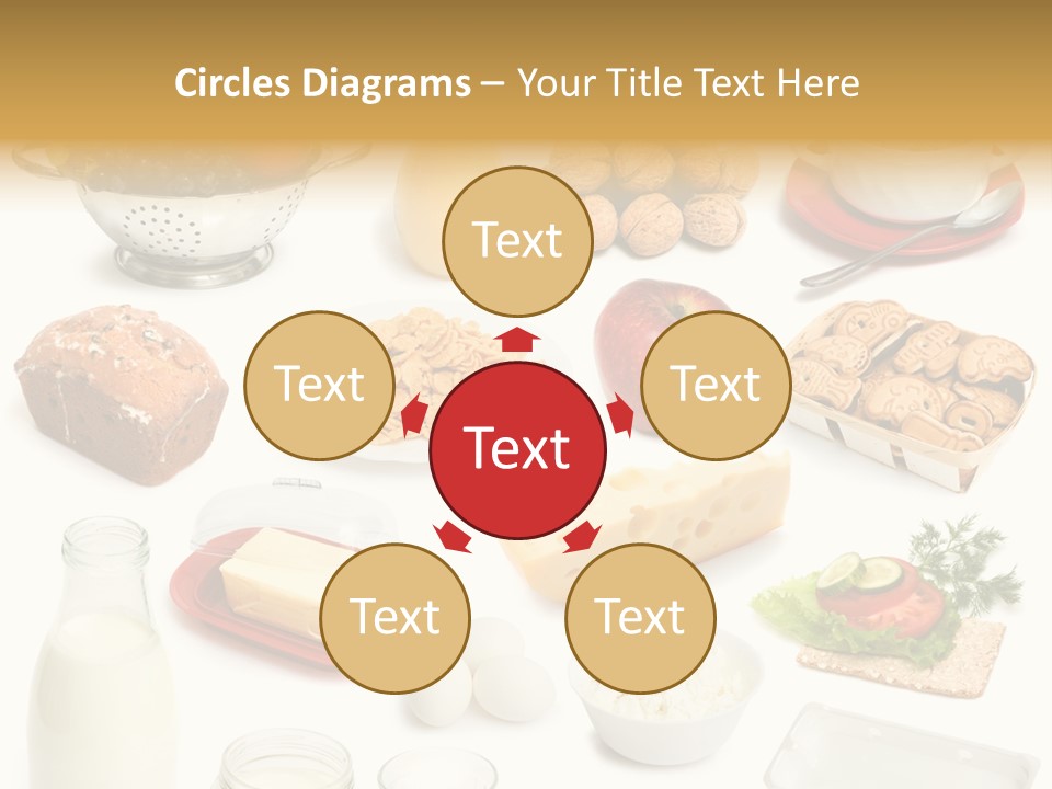 Cake Walnut Plenty PowerPoint Template