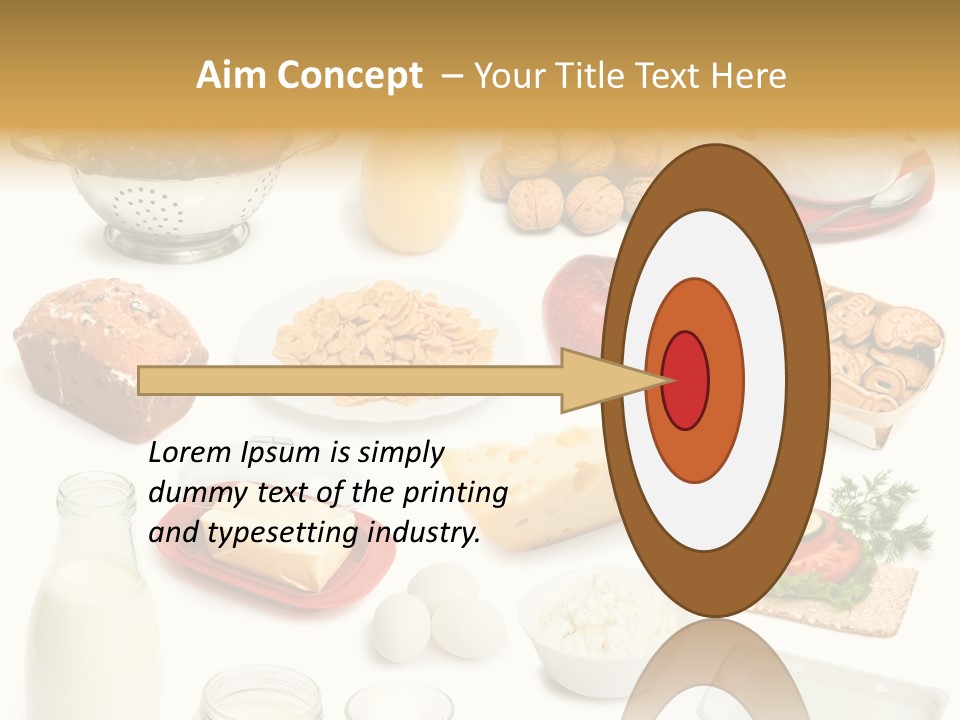 Cake Walnut Plenty PowerPoint Template