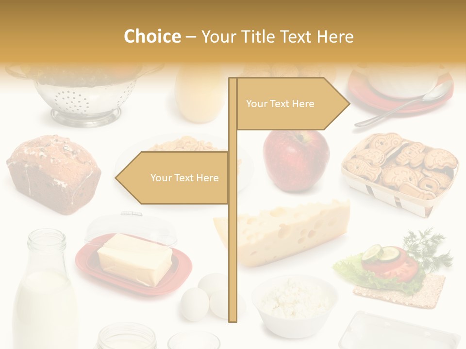 Cake Walnut Plenty PowerPoint Template