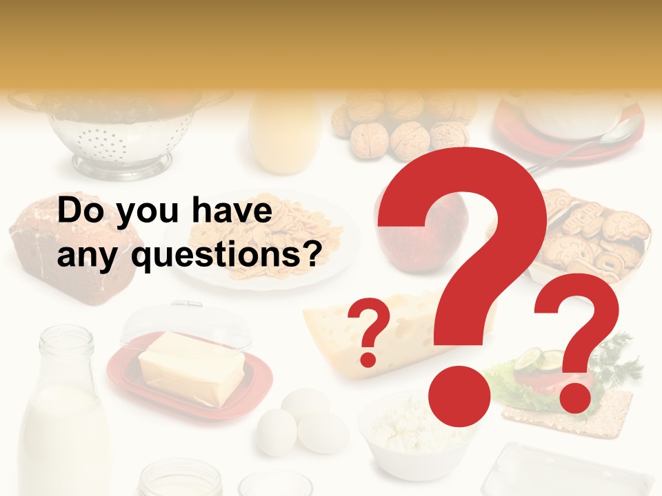 Cake Walnut Plenty PowerPoint Template