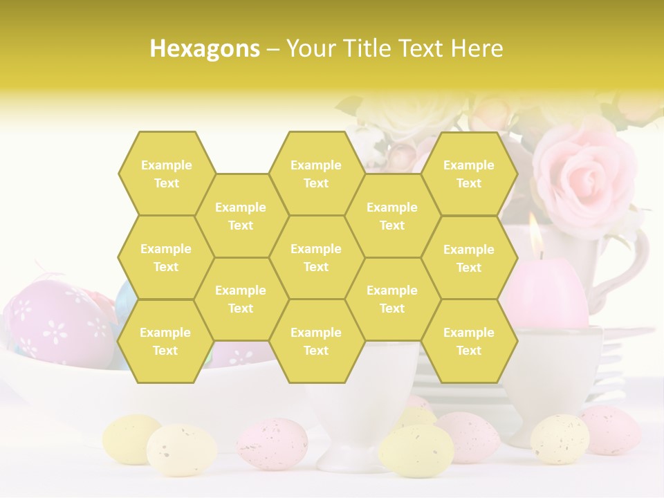 Romantic White Dinner PowerPoint Template