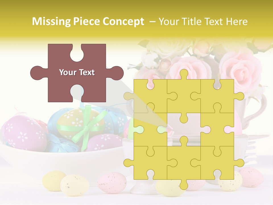 Romantic White Dinner PowerPoint Template