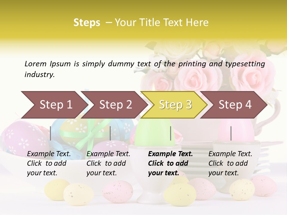 Romantic White Dinner PowerPoint Template