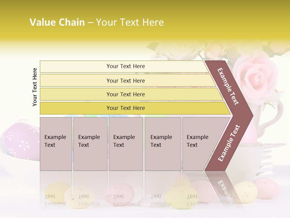 Romantic White Dinner PowerPoint Template