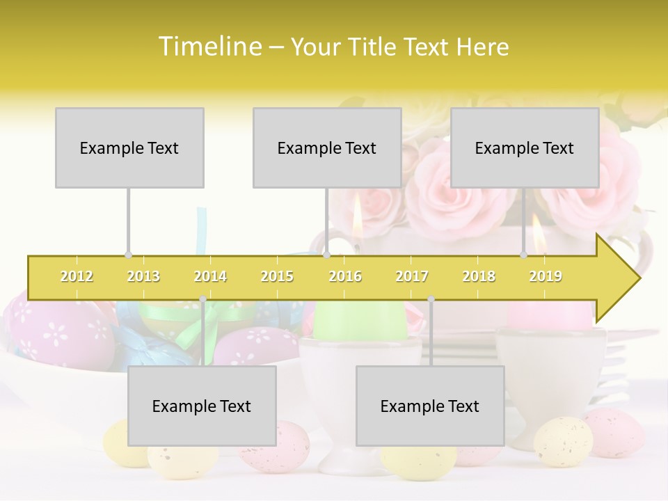 Romantic White Dinner PowerPoint Template