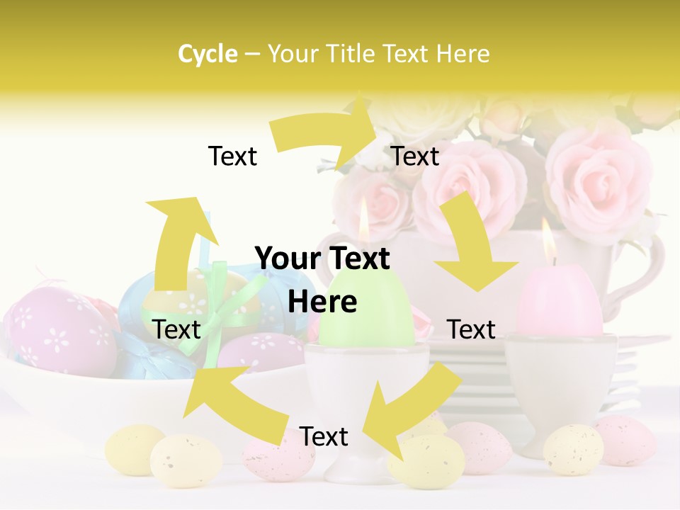 Romantic White Dinner PowerPoint Template