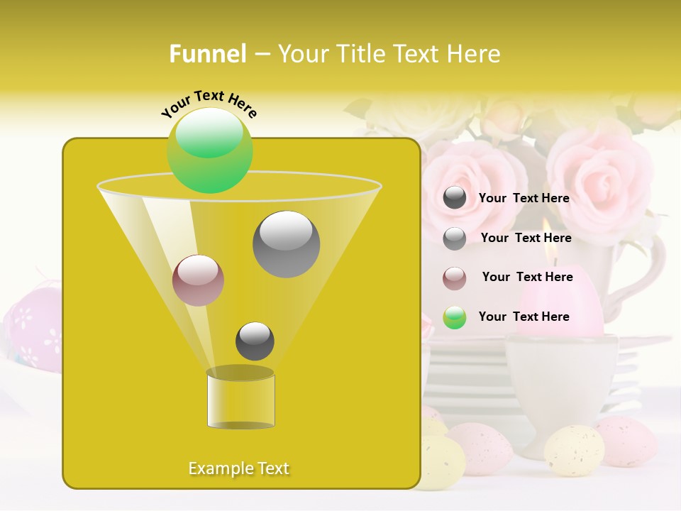 Romantic White Dinner PowerPoint Template