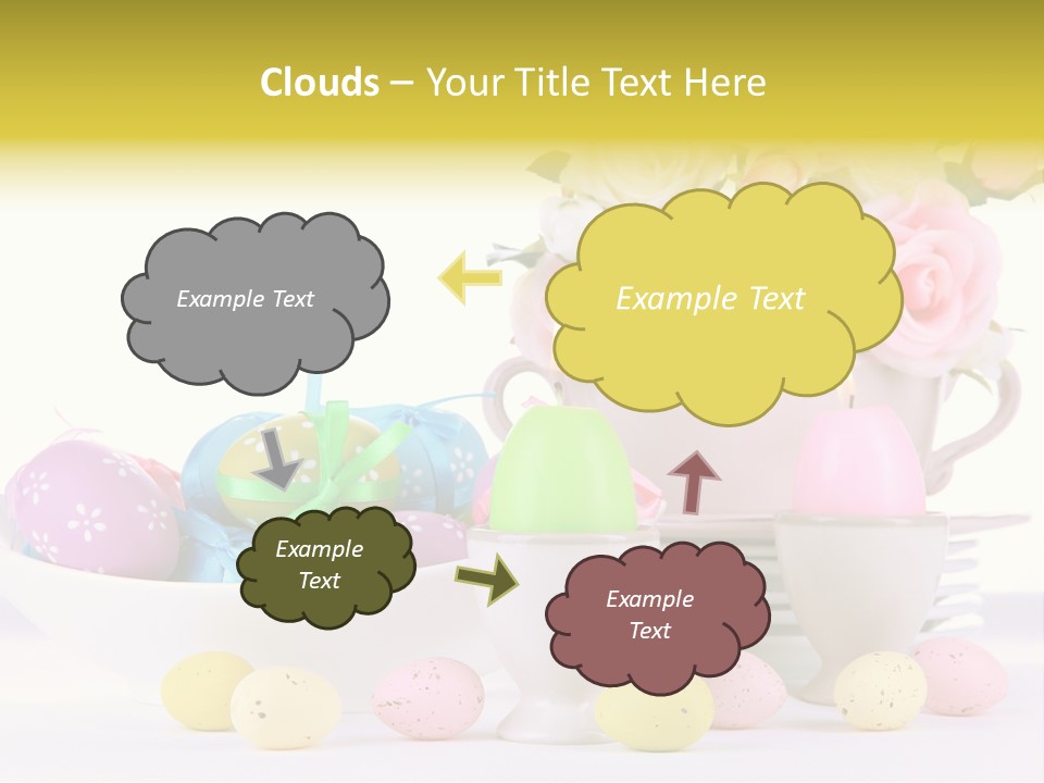 Romantic White Dinner PowerPoint Template