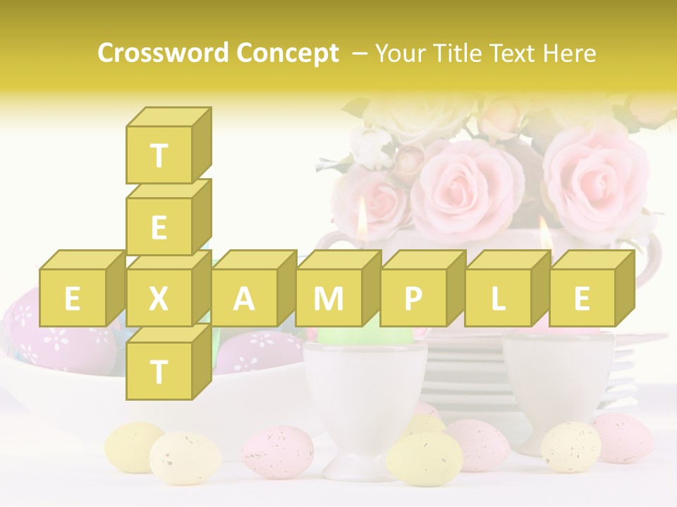 Romantic White Dinner PowerPoint Template