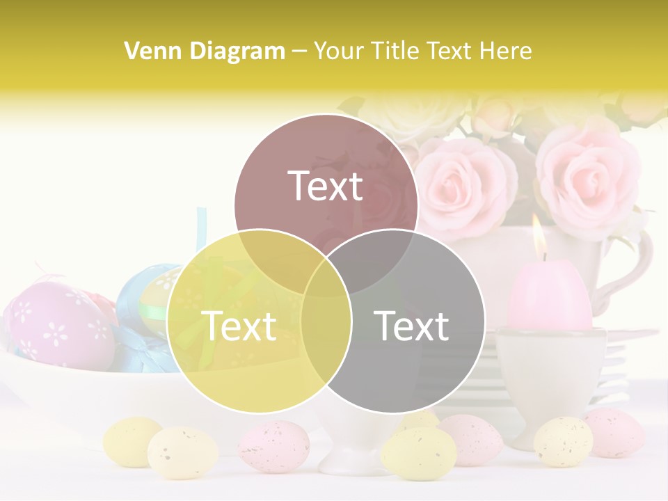 Romantic White Dinner PowerPoint Template