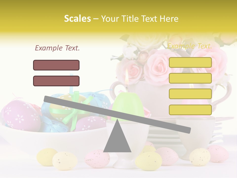 Romantic White Dinner PowerPoint Template