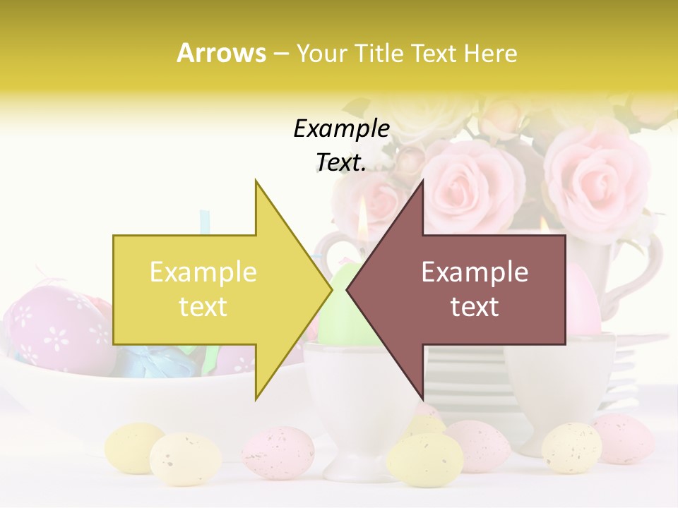 Romantic White Dinner PowerPoint Template