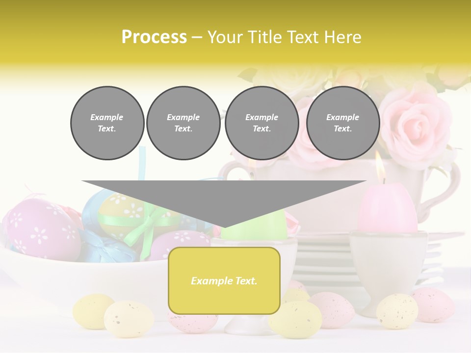 Romantic White Dinner PowerPoint Template