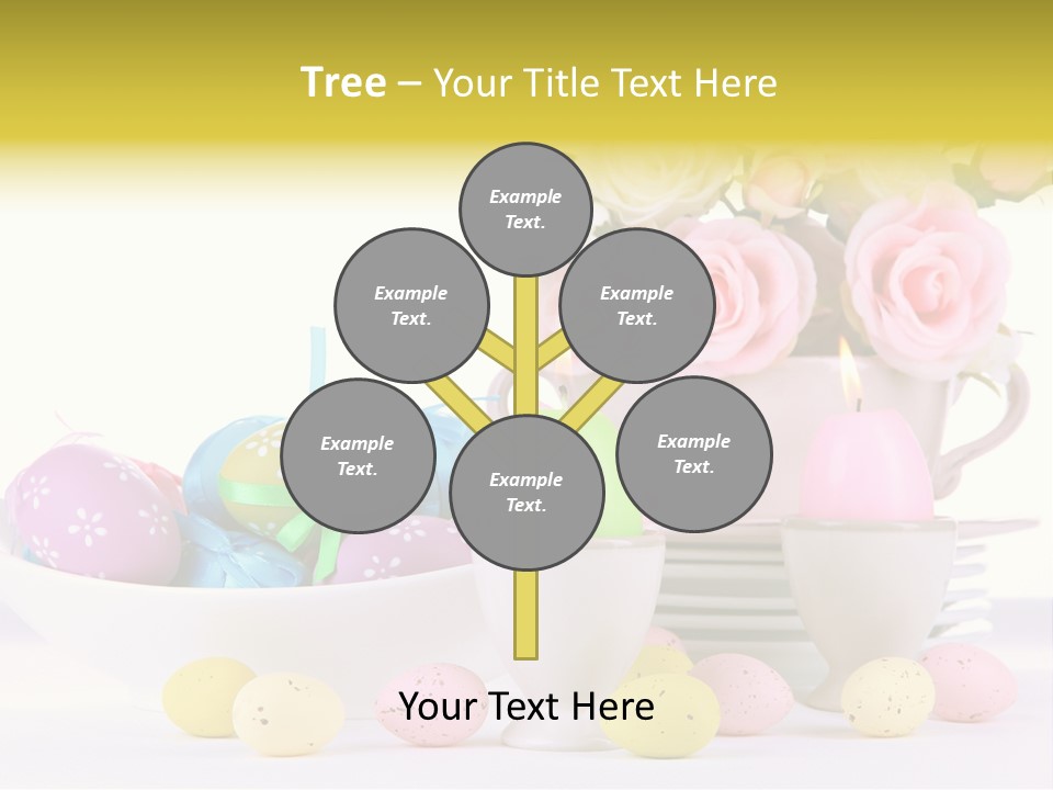 Romantic White Dinner PowerPoint Template