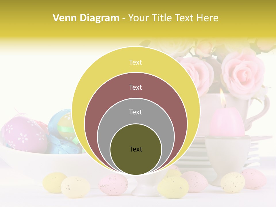 Romantic White Dinner PowerPoint Template