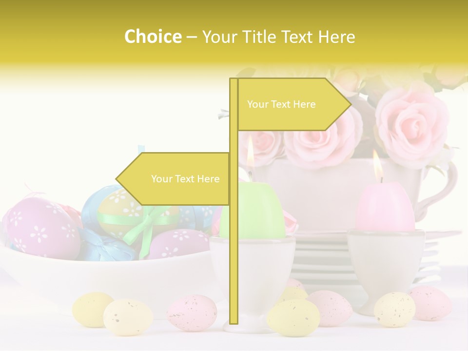 Romantic White Dinner PowerPoint Template