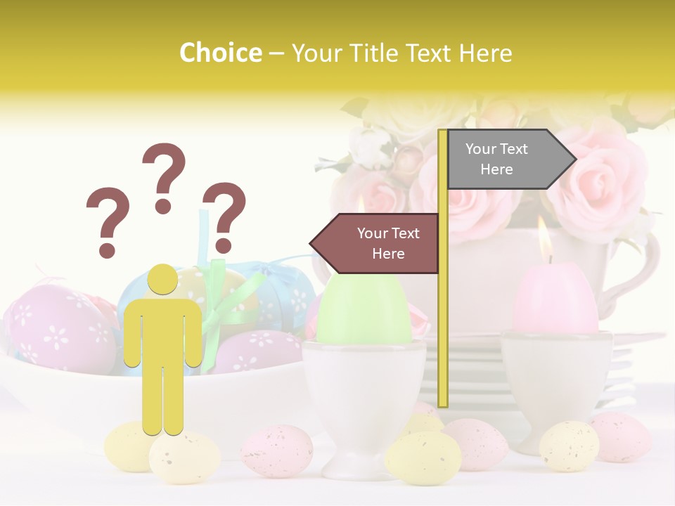 Romantic White Dinner PowerPoint Template