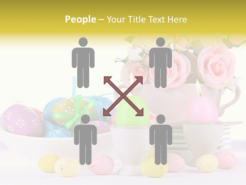 Romantic White Dinner PowerPoint Template