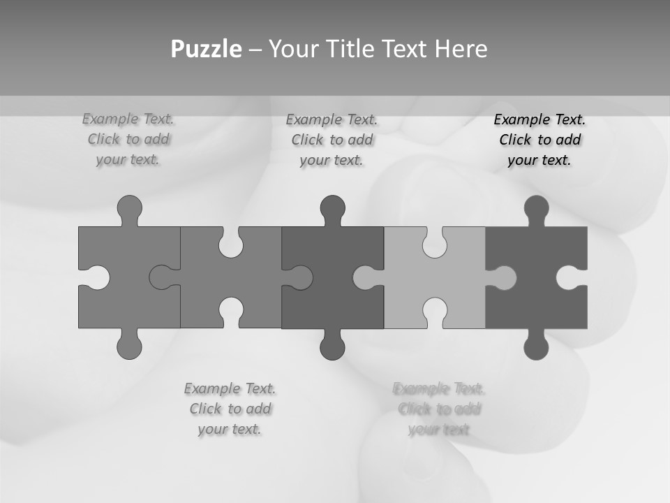 Child And Mother Security Child Foot PowerPoint Template