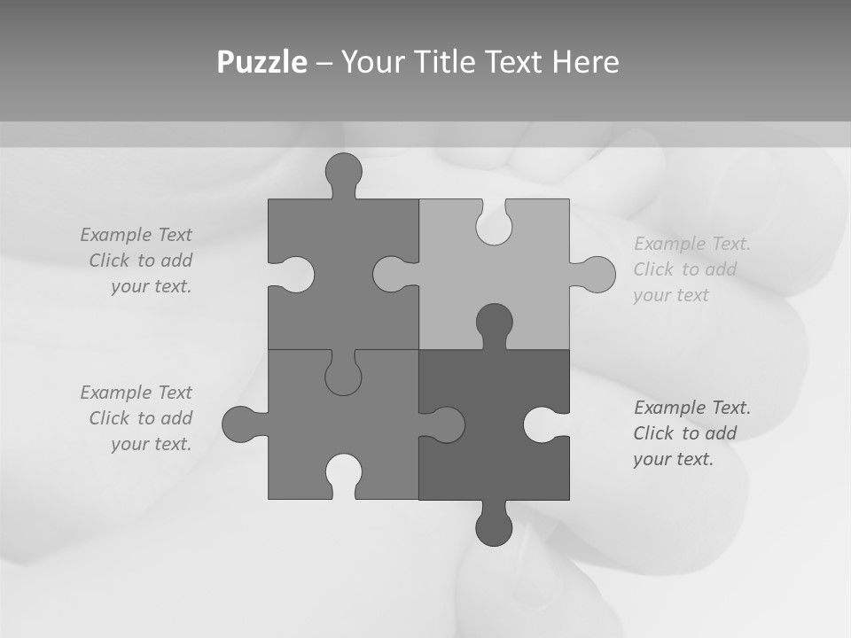 Child And Mother Security Child Foot PowerPoint Template