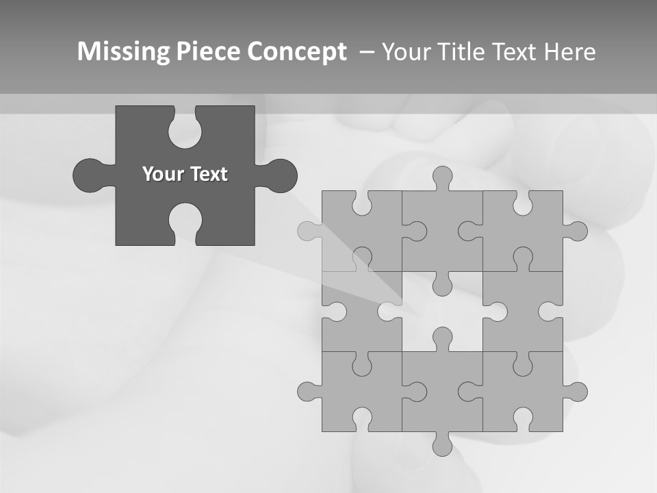 Child And Mother Security Child Foot PowerPoint Template