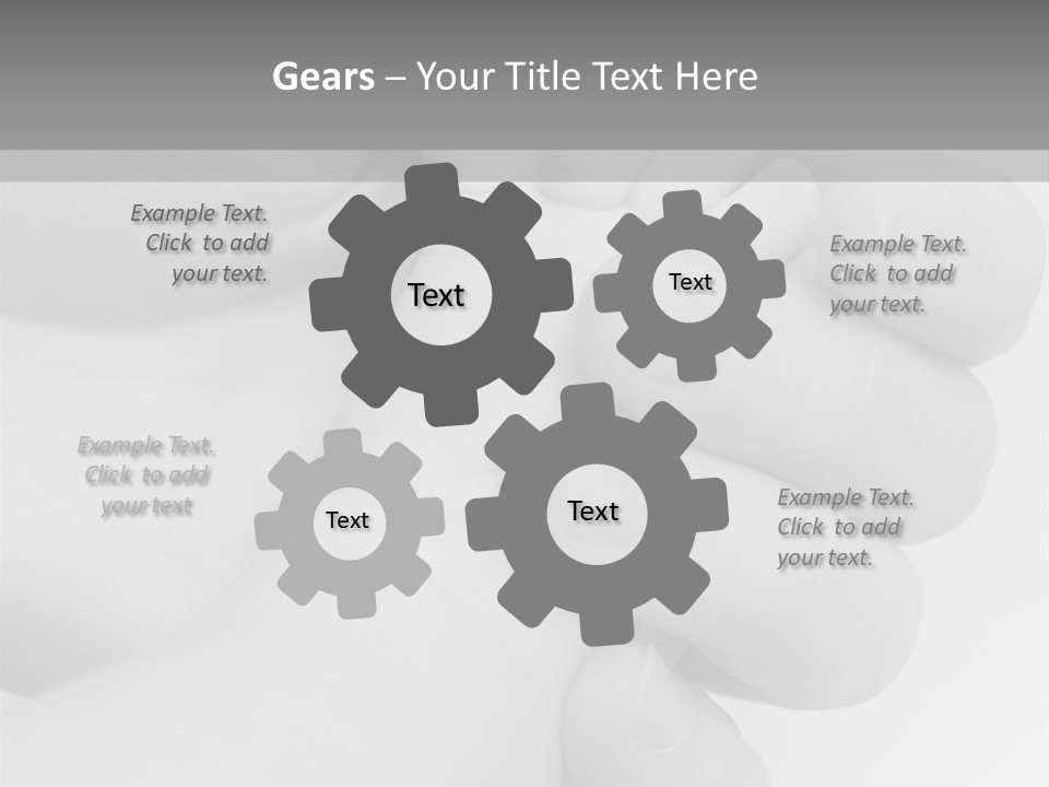 Child And Mother Security Child Foot PowerPoint Template