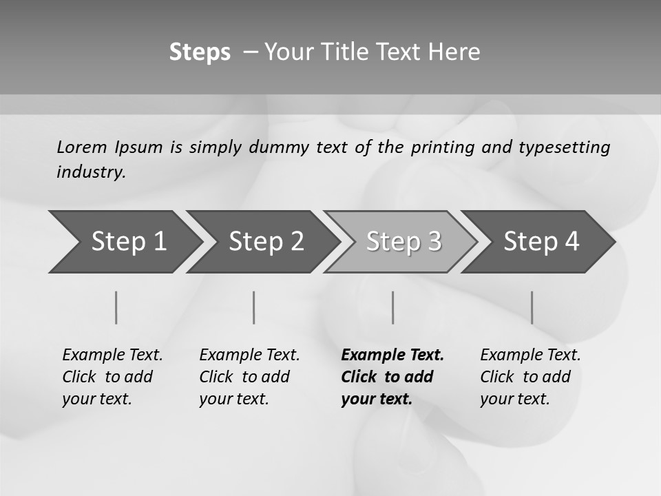 Child And Mother Security Child Foot PowerPoint Template
