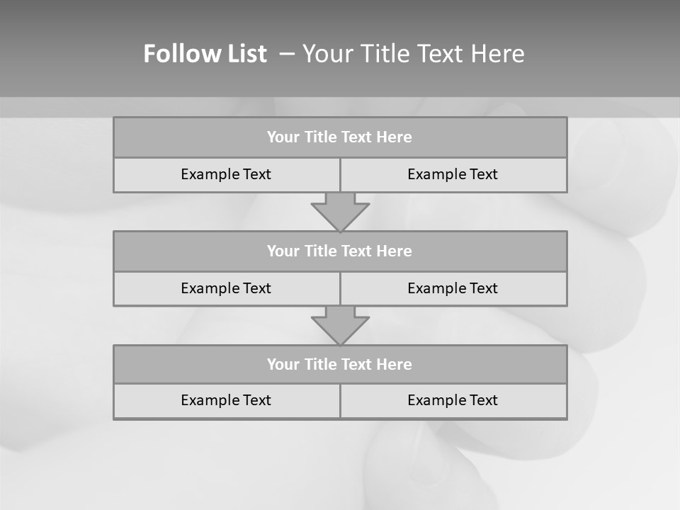Child And Mother Security Child Foot PowerPoint Template
