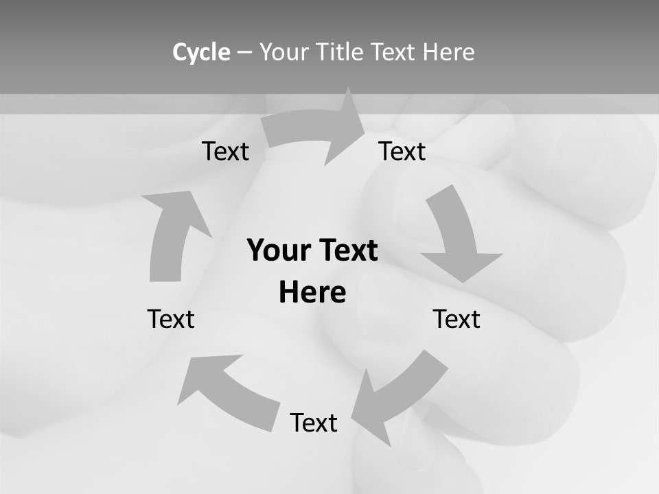 Child And Mother Security Child Foot PowerPoint Template