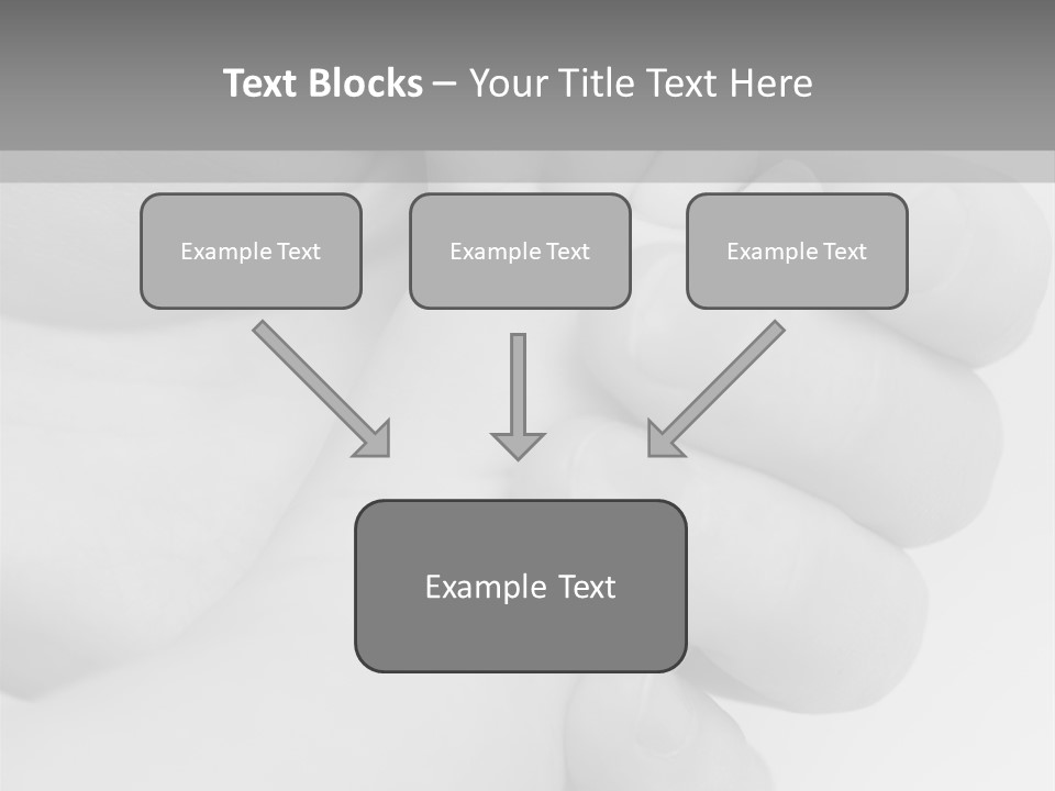 Child And Mother Security Child Foot PowerPoint Template