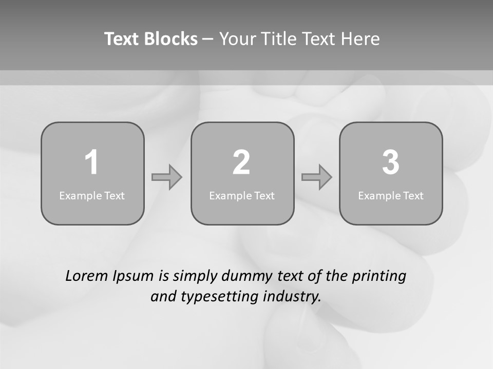 Child And Mother Security Child Foot PowerPoint Template