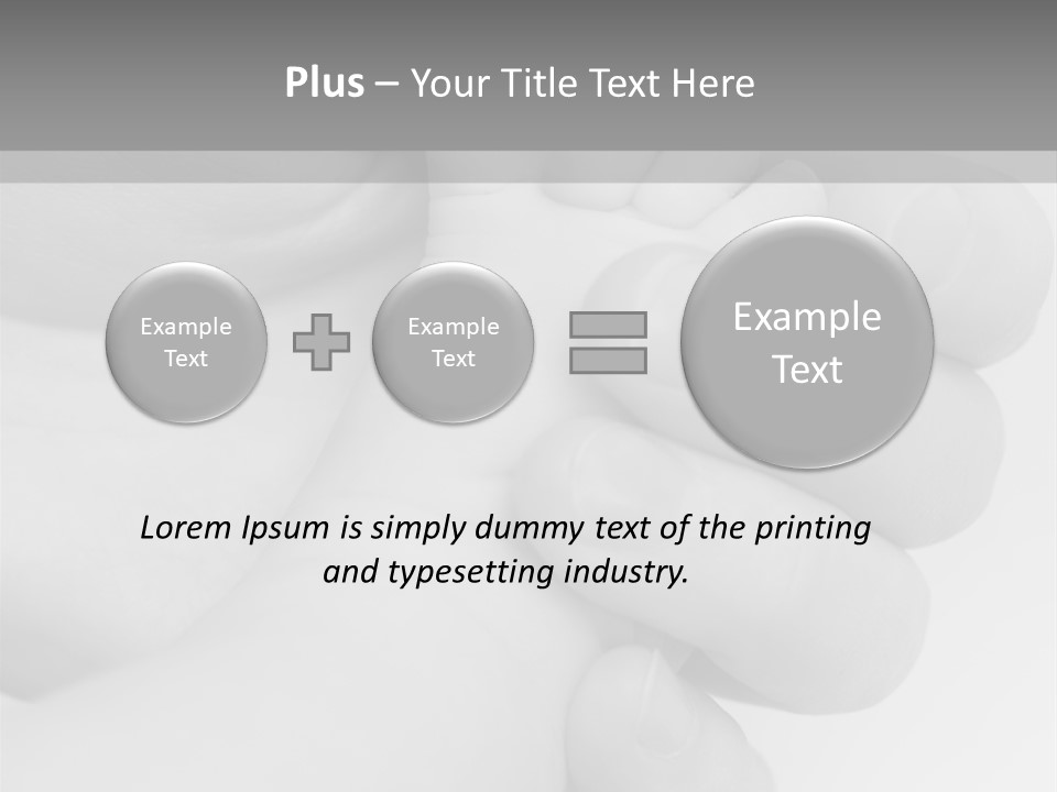 Child And Mother Security Child Foot PowerPoint Template