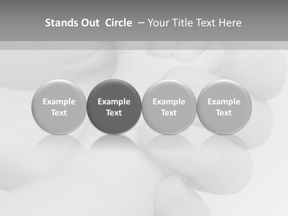 Child And Mother Security Child Foot PowerPoint Template