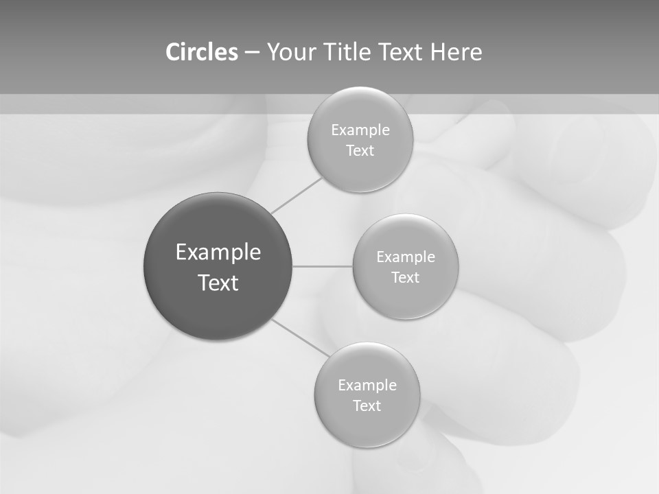 Child And Mother Security Child Foot PowerPoint Template