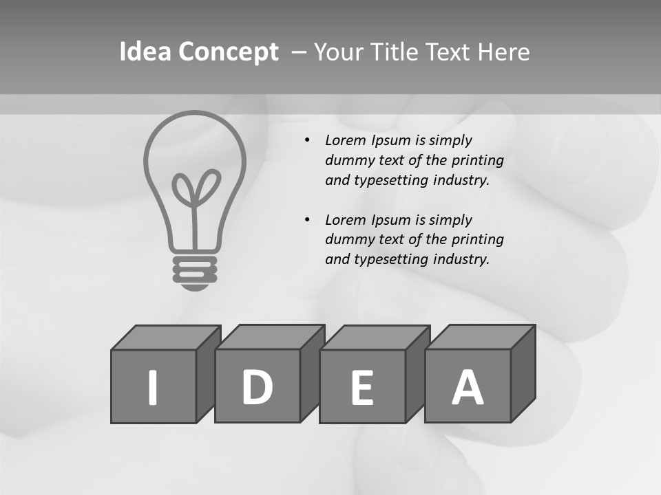 Child And Mother Security Child Foot PowerPoint Template