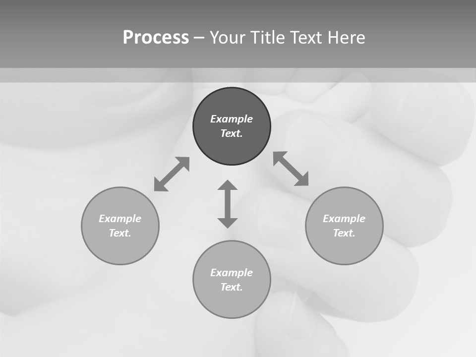 Child And Mother Security Child Foot PowerPoint Template