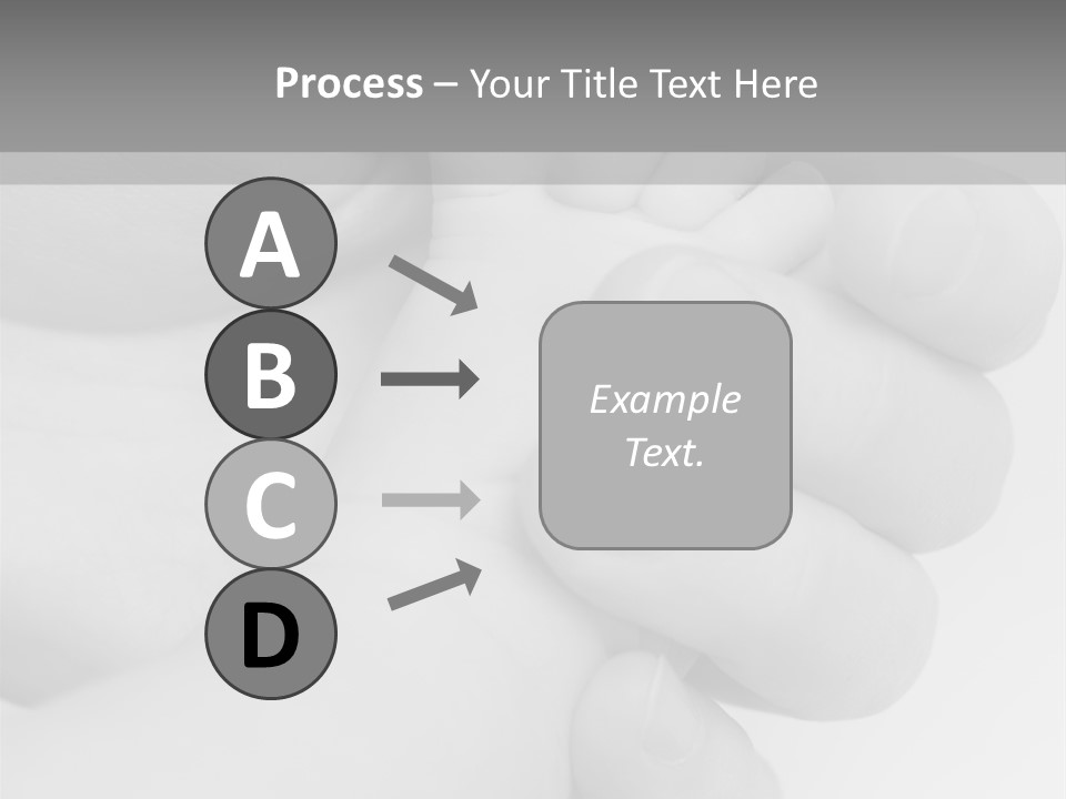 Child And Mother Security Child Foot PowerPoint Template