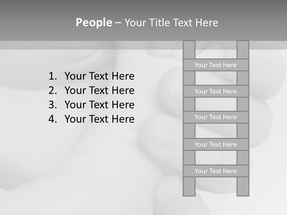 Child And Mother Security Child Foot PowerPoint Template