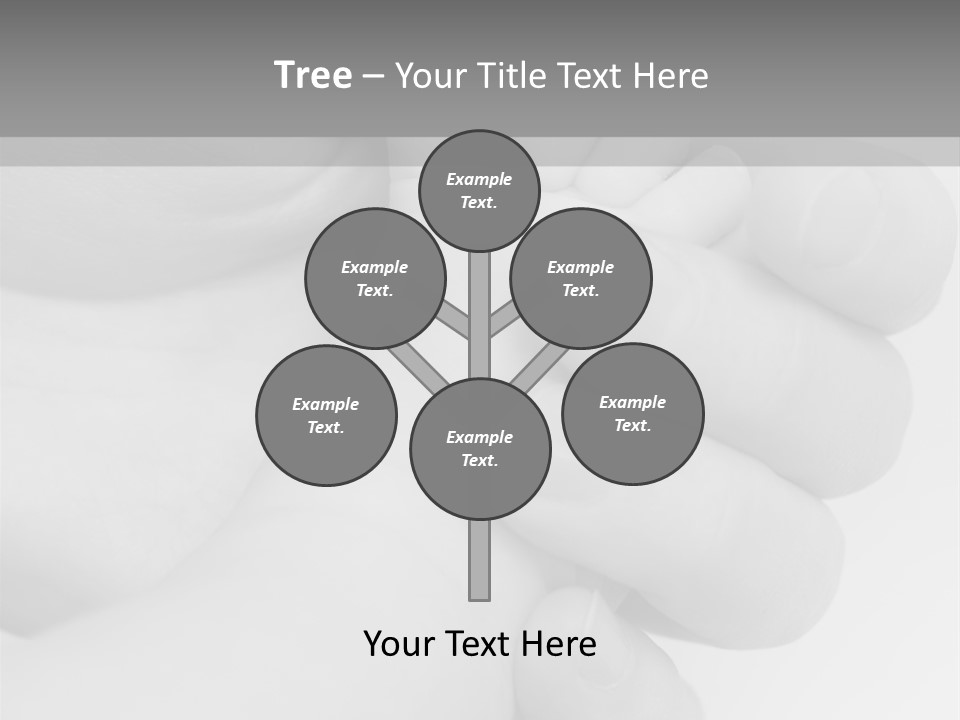 Child And Mother Security Child Foot PowerPoint Template