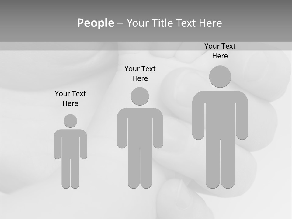 Child And Mother Security Child Foot PowerPoint Template