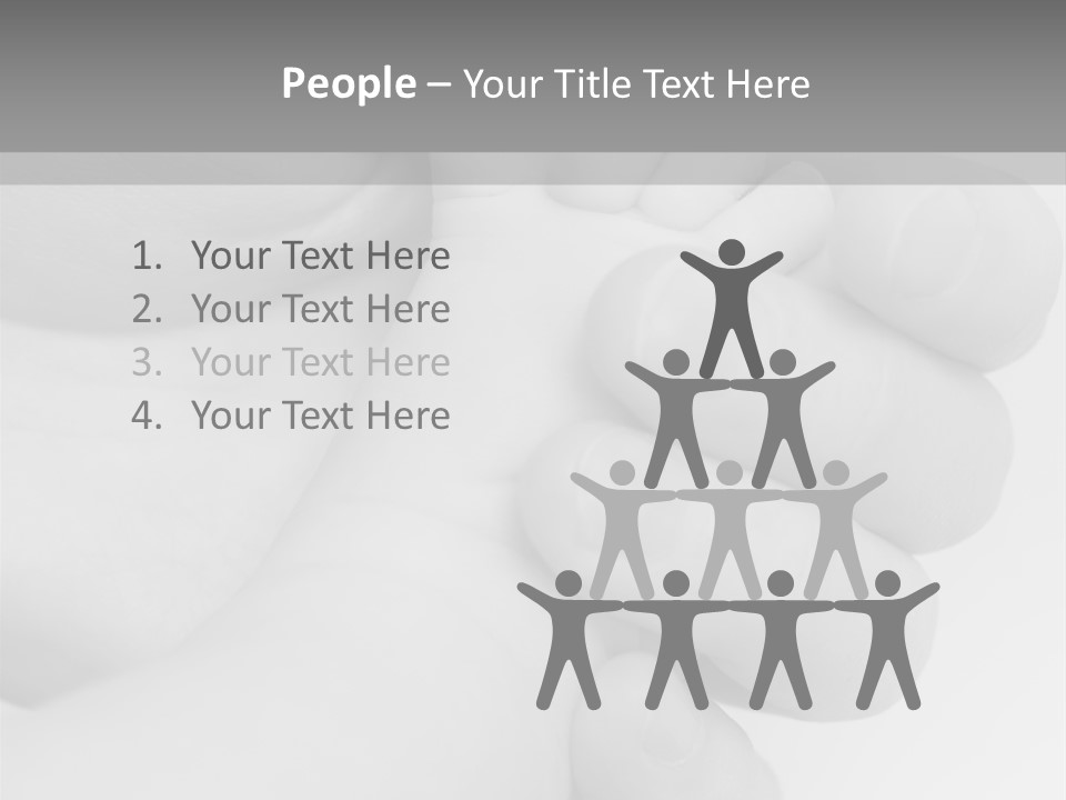 Child And Mother Security Child Foot PowerPoint Template