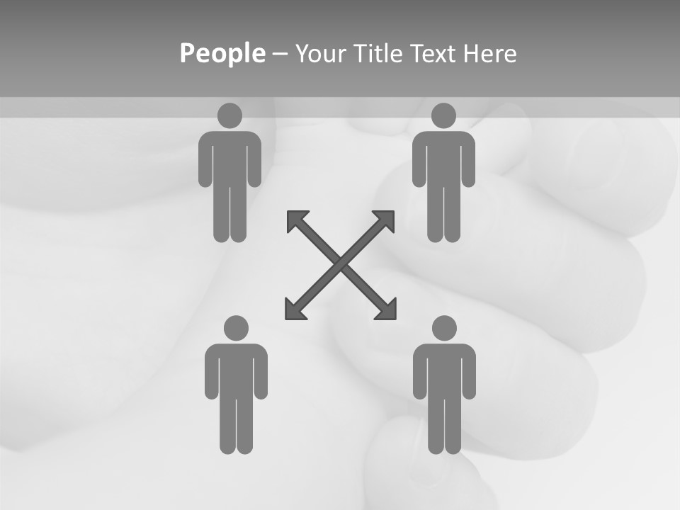 Child And Mother Security Child Foot PowerPoint Template