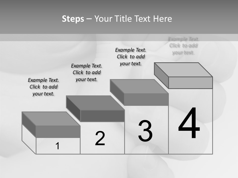 Child And Mother Security Child Foot PowerPoint Template