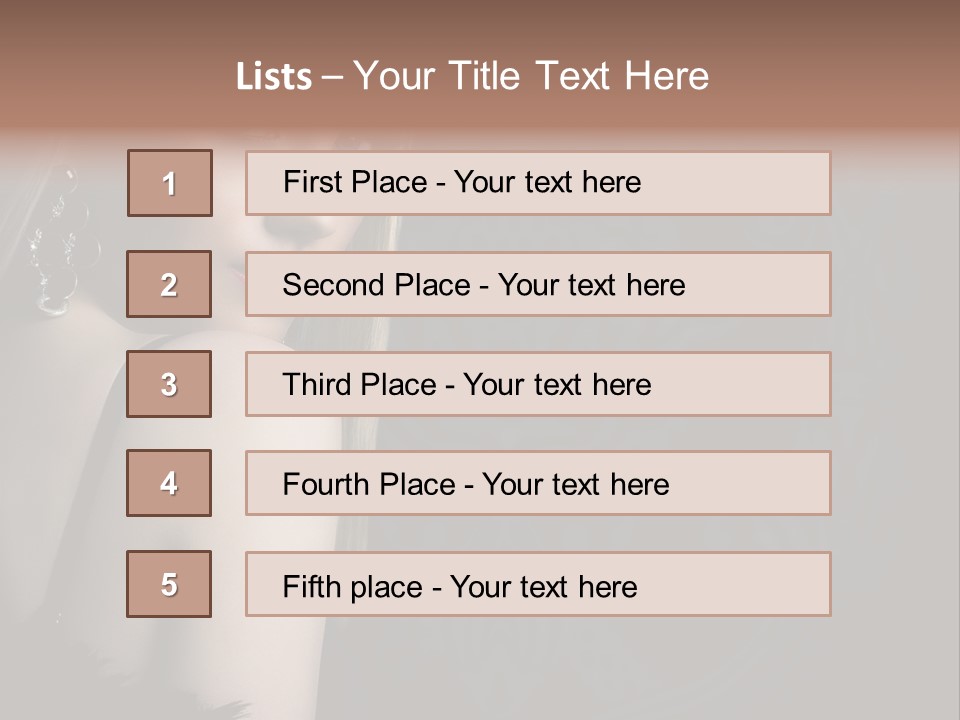 Lips Lovely Celebrate PowerPoint Template