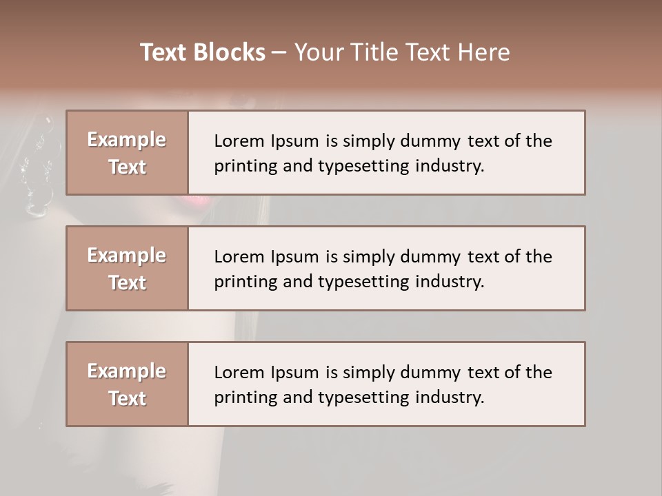 Lips Lovely Celebrate PowerPoint Template