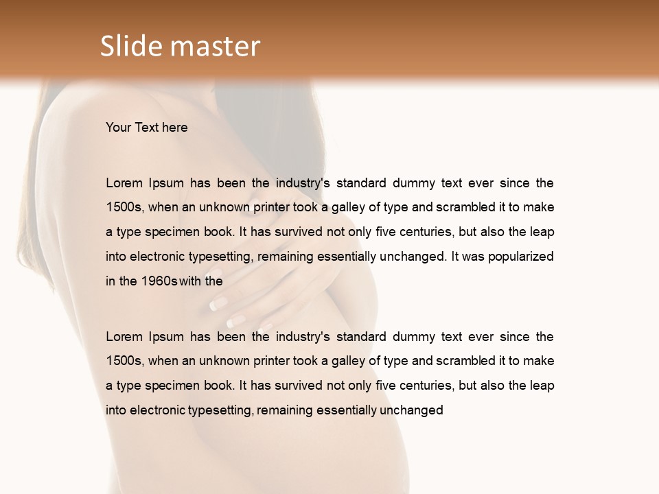 Mummy Glow Fondle PowerPoint Template