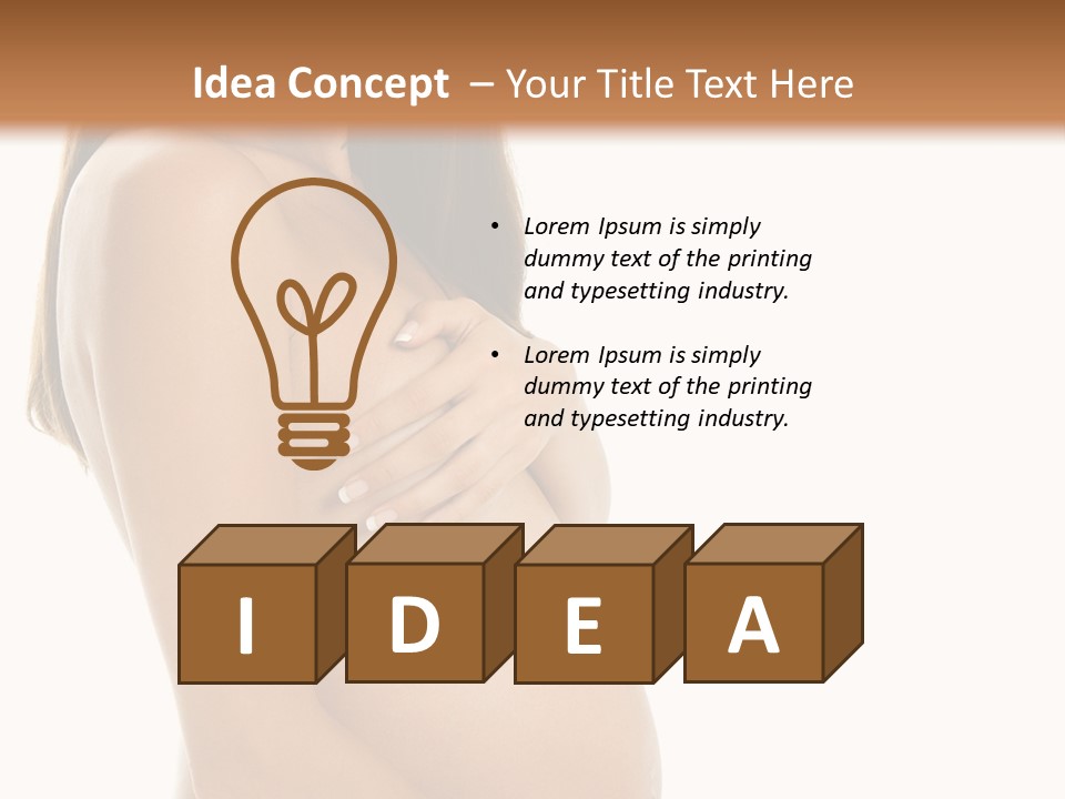 Mummy Glow Fondle PowerPoint Template